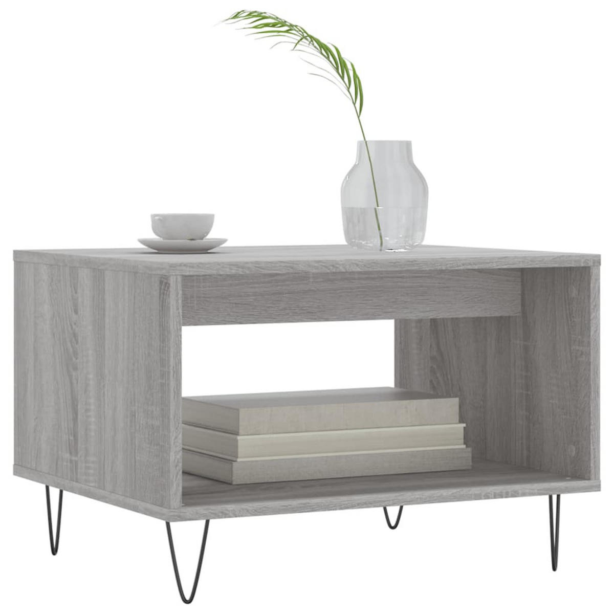 COUCHTISCH Grau Sonoma 60x50x40 cm Holzwerkstoff - Grau, Holzwerkstoff (50/60/40cm) - furnicato