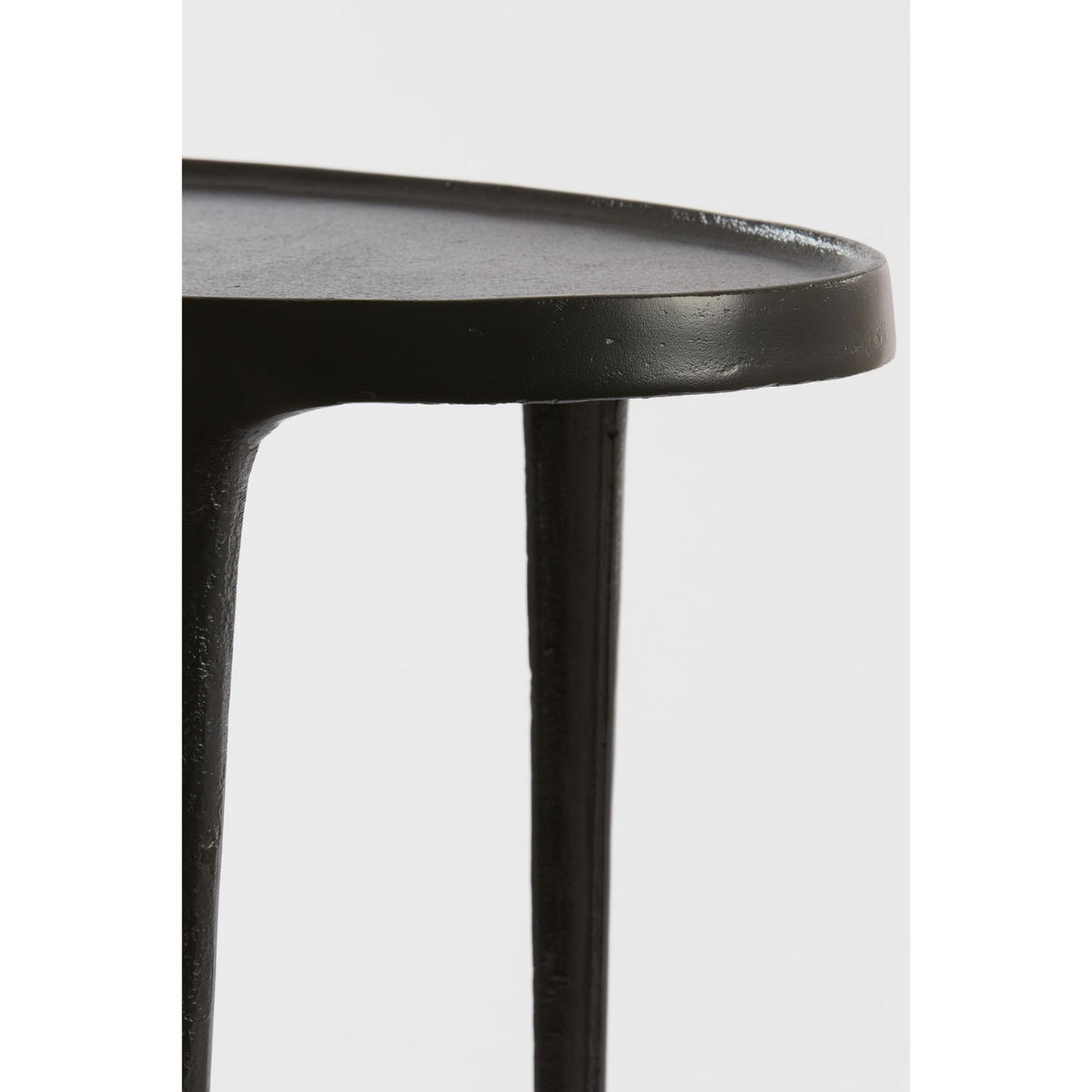 BEISTELLTISCH Arica Schwarz 70/33/53 cm 2er-Set - Schwarz, Metall (70/33/53cm) - Light & Living