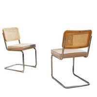 SCHWINGSTUHL DE-36902 2er-Set mit Rattan-Rückenlehne Beige - Beige, Metall (46.4/84.6/53cm) - ComfortXL