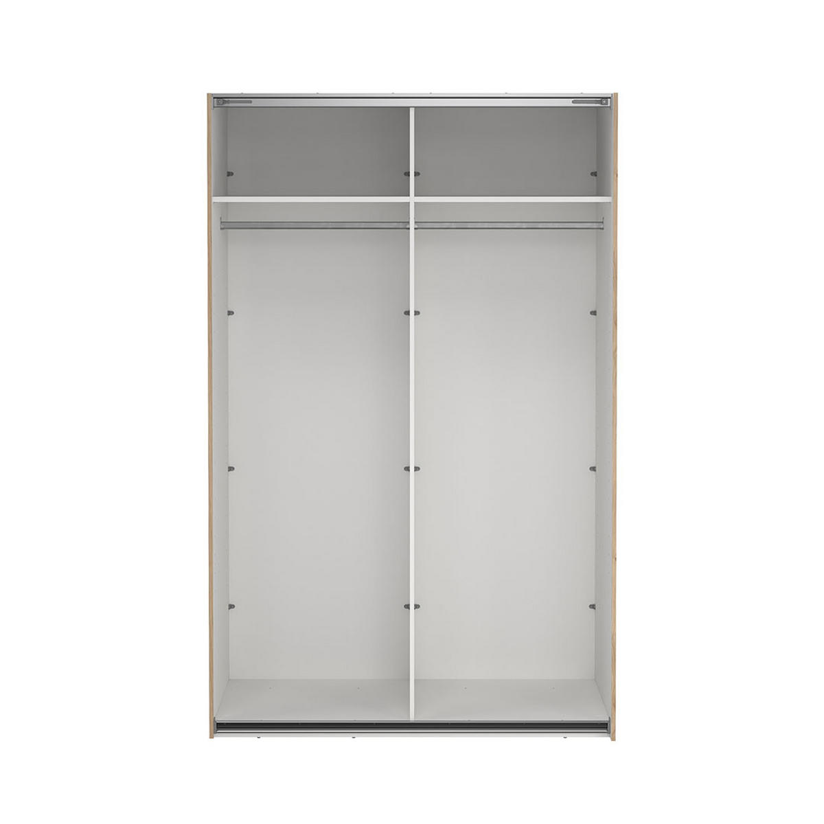 SCHIEBETÜRENSCHRANK, Bergamo, Eiche, Holzwerkstoff, 139 x 67 x 221 cm - Eichefarben, Holzwerkstoff (139/221/67cm) - ebuy24