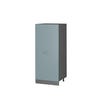 HOCHSCHRANK R-Line Blau-Grau 60 cm - Anthrazit/Blaugrau, Holzwerkstoff (60/143/57cm) - Vicco