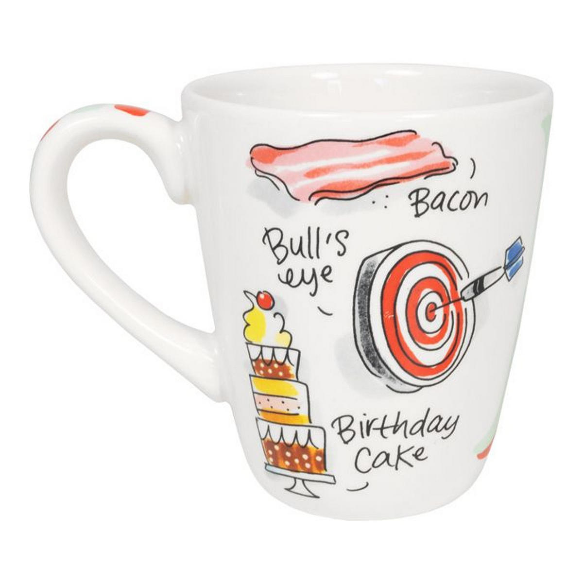 BECHER Liebesbrief B in Bunt - 350 ml - Multicolor, Keramik (0.35L) - Blond Amsterdam