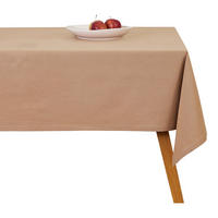 BAUMWOLLTISCHDECKE Campos - Beige, Textil (160/110/1cm) - home&you