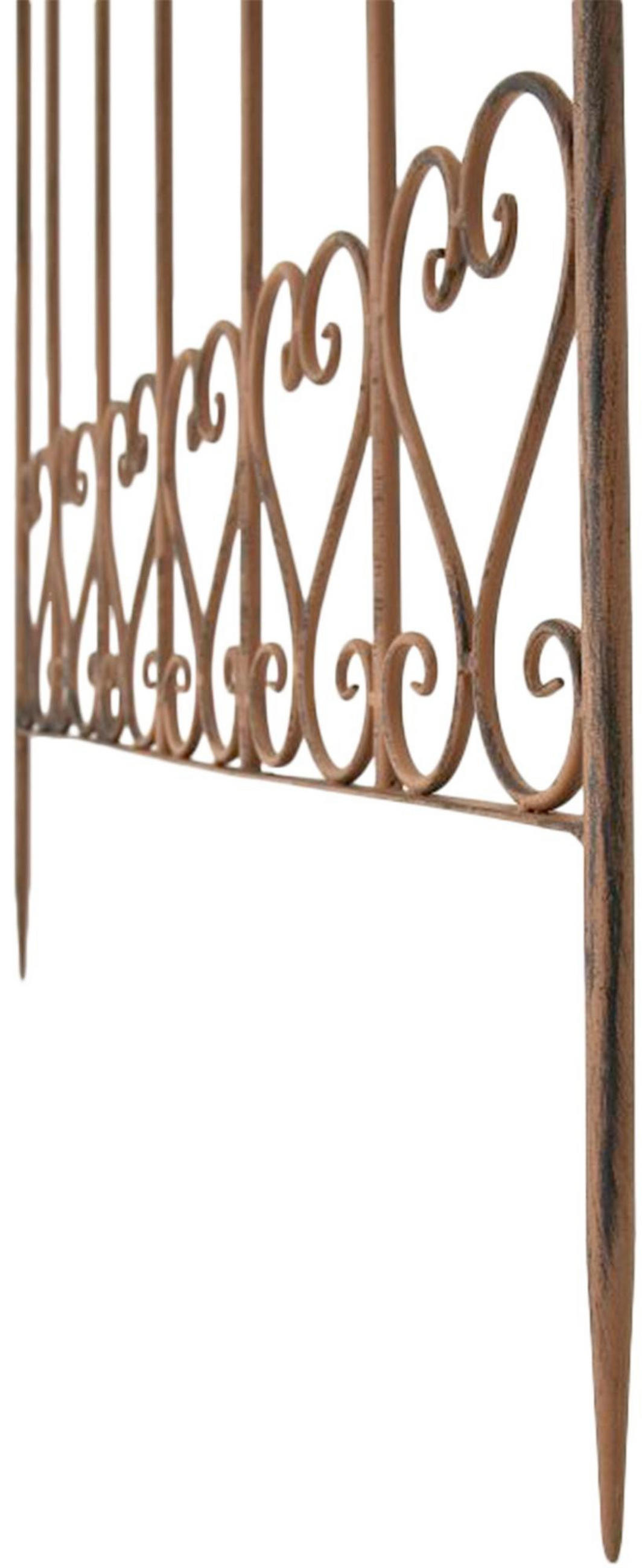RANKGITTER Metall Antik Braun - Braun, Metall (100/150/2cm) - CLP