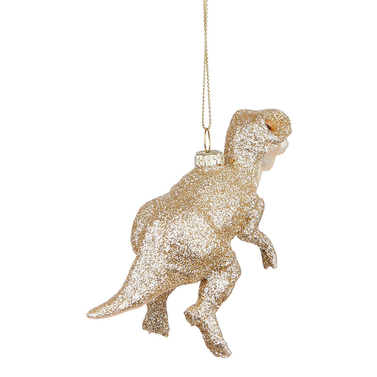BAUMANHÄNGER Hang T-Rex - Goldfarben, Glas (3.9/6/12cm) - Butlers