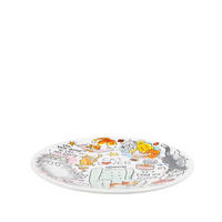 FRÜHSTÜCKSTELLER Katzenliebhaber in Bunt - 22cm - Multicolor, Keramik (21.8/21.8/2.5cm) - Blond Amsterdam