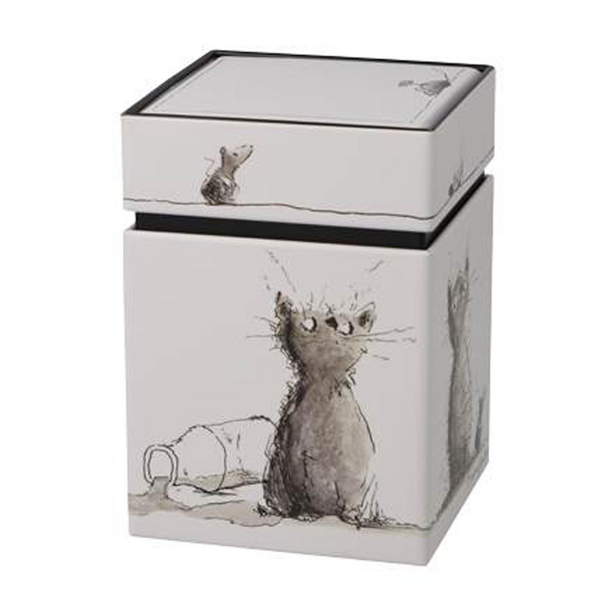 TEEDOSE Peter Schnellhardt - Katzenbande, Metall, Bunt, 600 ml - Multicolor, Metall (7.5/11/7.5cm) - Goebel