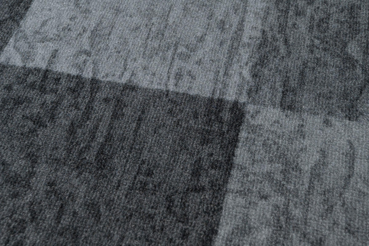 TEPPICHLÄUFER Anti-Rutsch Graphitfarben rutschfest Gummiunterlage 100/900 cm - Graphitfarben, Textil (100/900cm) - Tapiso