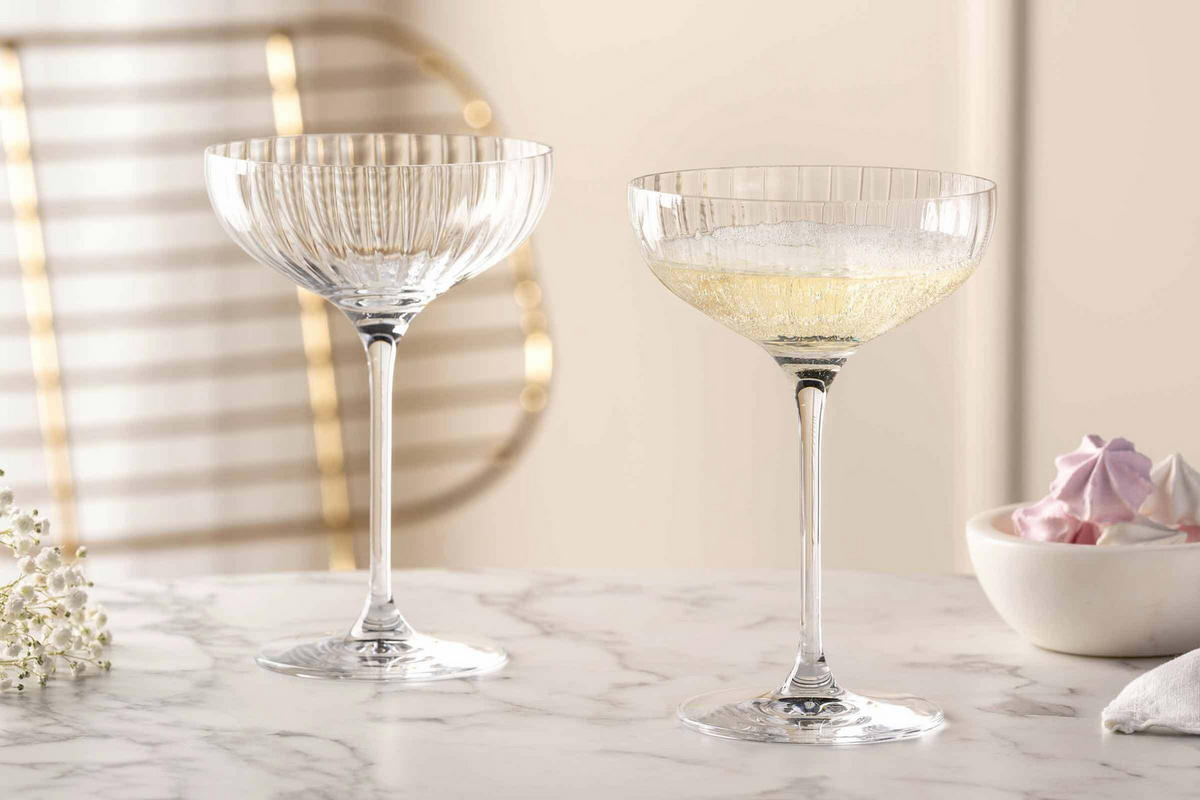 CHAMPAGNERSCHALEN Poesia transparent 260 ml 6er Set - Transparent, Glas (0.26L) - Leonardo Living