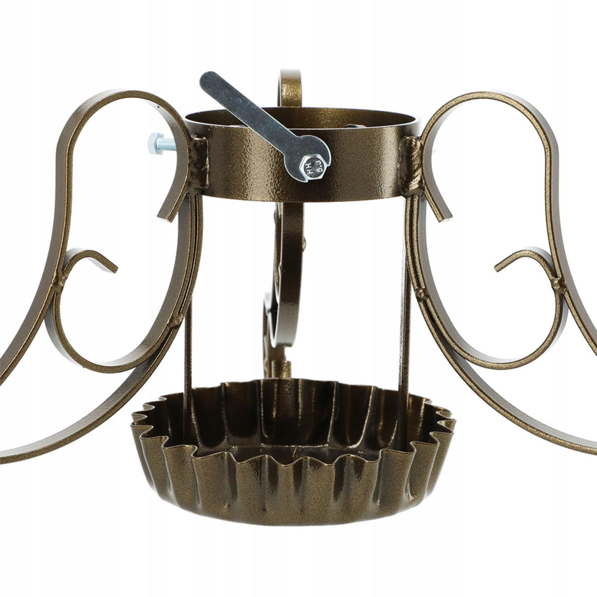 KADAX Weihnachtsbaumständer Weihnachtsbaumständer aus Metall mit Schale - Grün, Metall (26.4cm) - KADAX