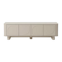 TV-BOARD - 164 cm x 40 cm - Holz, Platte - Taupe - BRISTANA - Taupe, Holz (164/50/40cm) - Vente-Unique