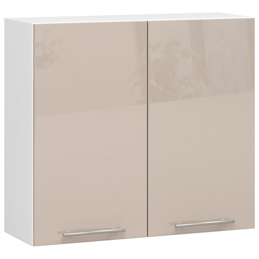RAUMHIRSCH FURNITURE ZÁVĚSNÁ SKŘÍŇ Bílá, Cappuccino lesk 72/80/30