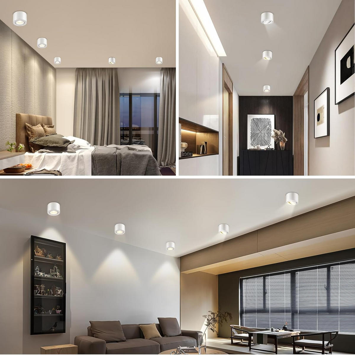 LED Einbaustrahler 18/18/8cm - Weiß, Metall (18/18/7.5cm) - Nettlife