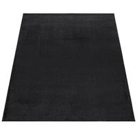 KURZFLORTEPPICH Waschbar, einfarbig, Schwarz, 160 x 220 cm - Schwarz, Textil (160/220cm) - KADIMA DESIGN