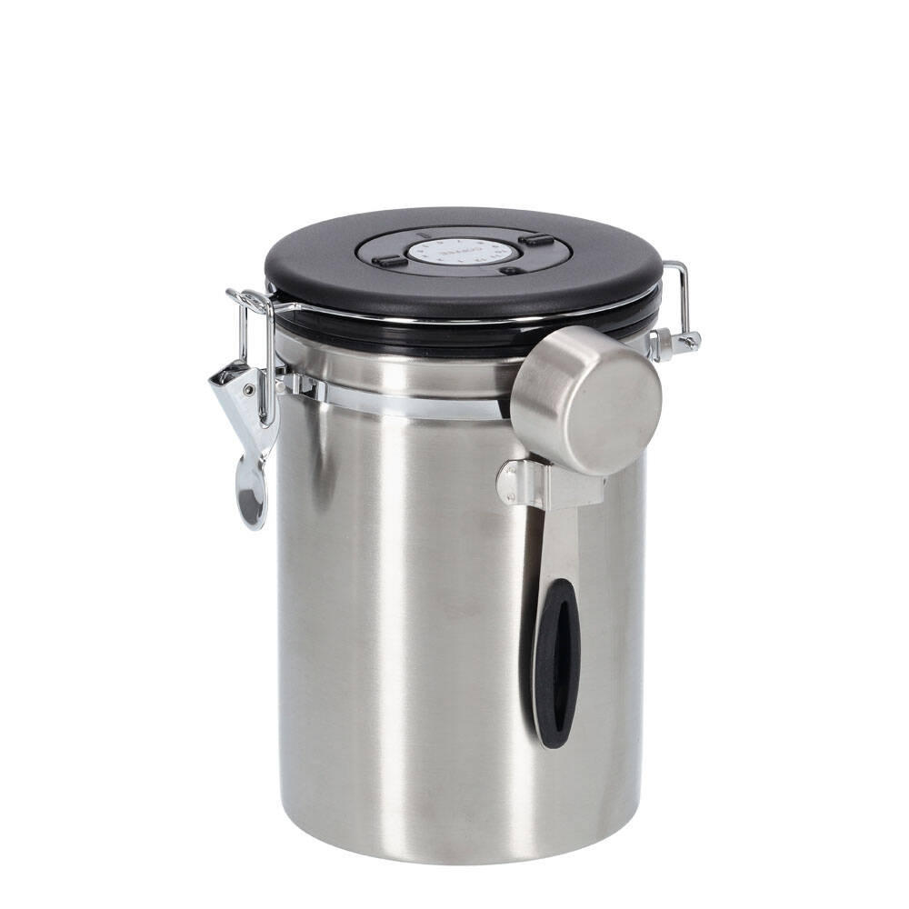 KAFFEEDOSE Clip 1700 ml - Silberfarben, Metall (12/19cm)
