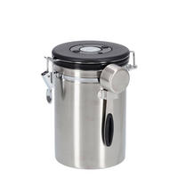 KAFFEEDOSE Clip 1700 ml - Silberfarben, Metall (12/19cm)