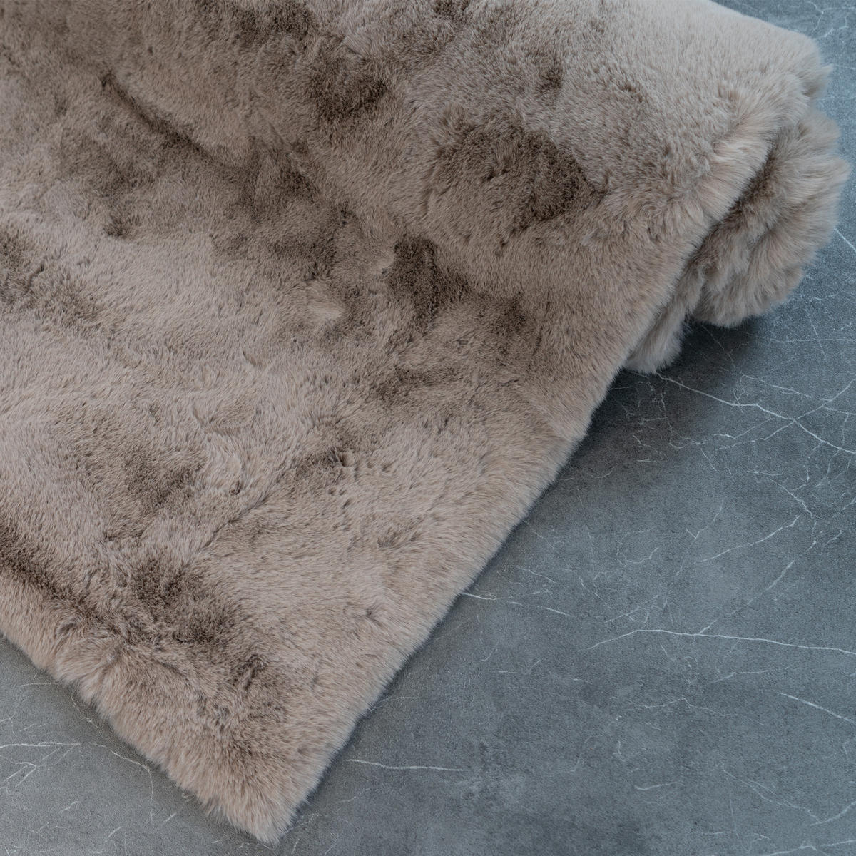 FELLTEPPICH HEAVEN SUPER SOFT 160/230 TAUPE - Taupe, Textil (160/230cm) - Consilio Concept