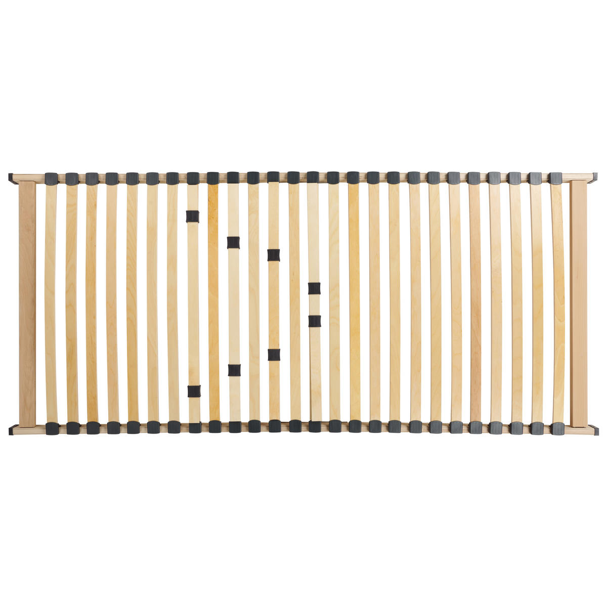 LATTENROST 90x200 cm Heller Holzfarbton Vouziers - Hellbraun, Holz (90/200cm) - Beliani