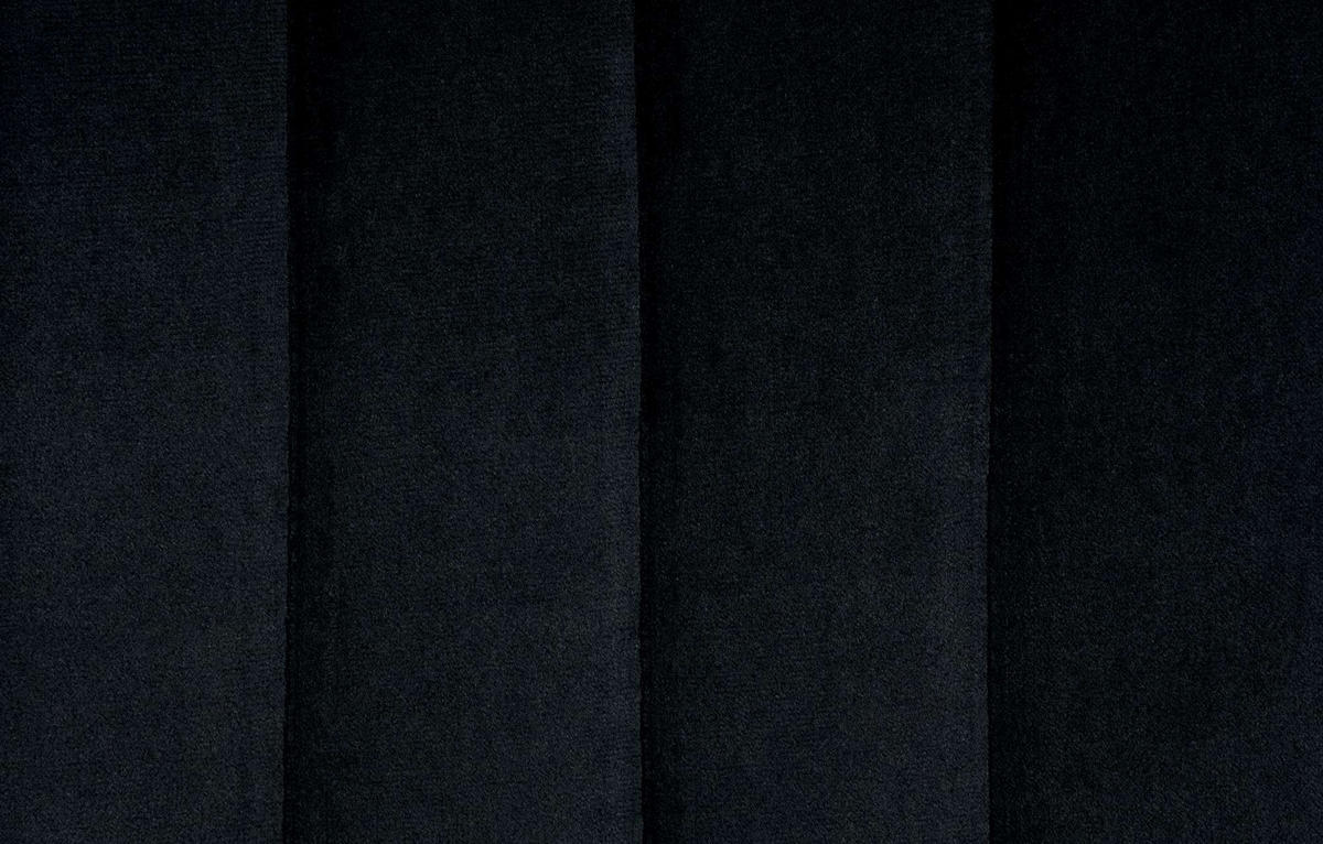 BARHOCKER Samt schwarz - Schwarz, Textil/Metall (49.5/91/50cm) - CLP