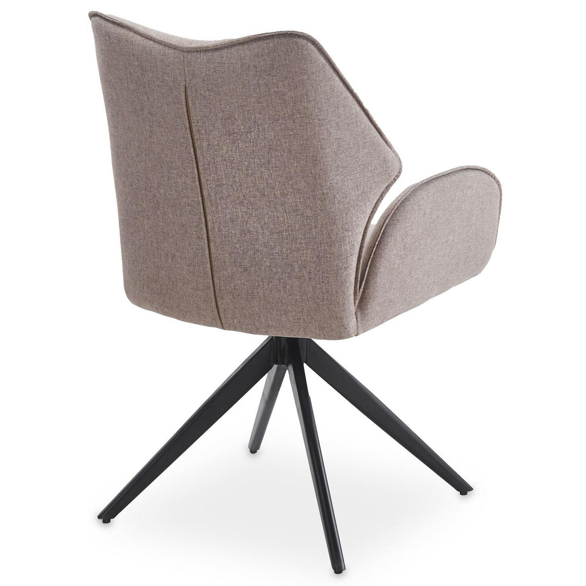 ESSZIMMERSTUHL TIMNA taupe - Taupe, Textil (56/88/59cm) - IDIMEX