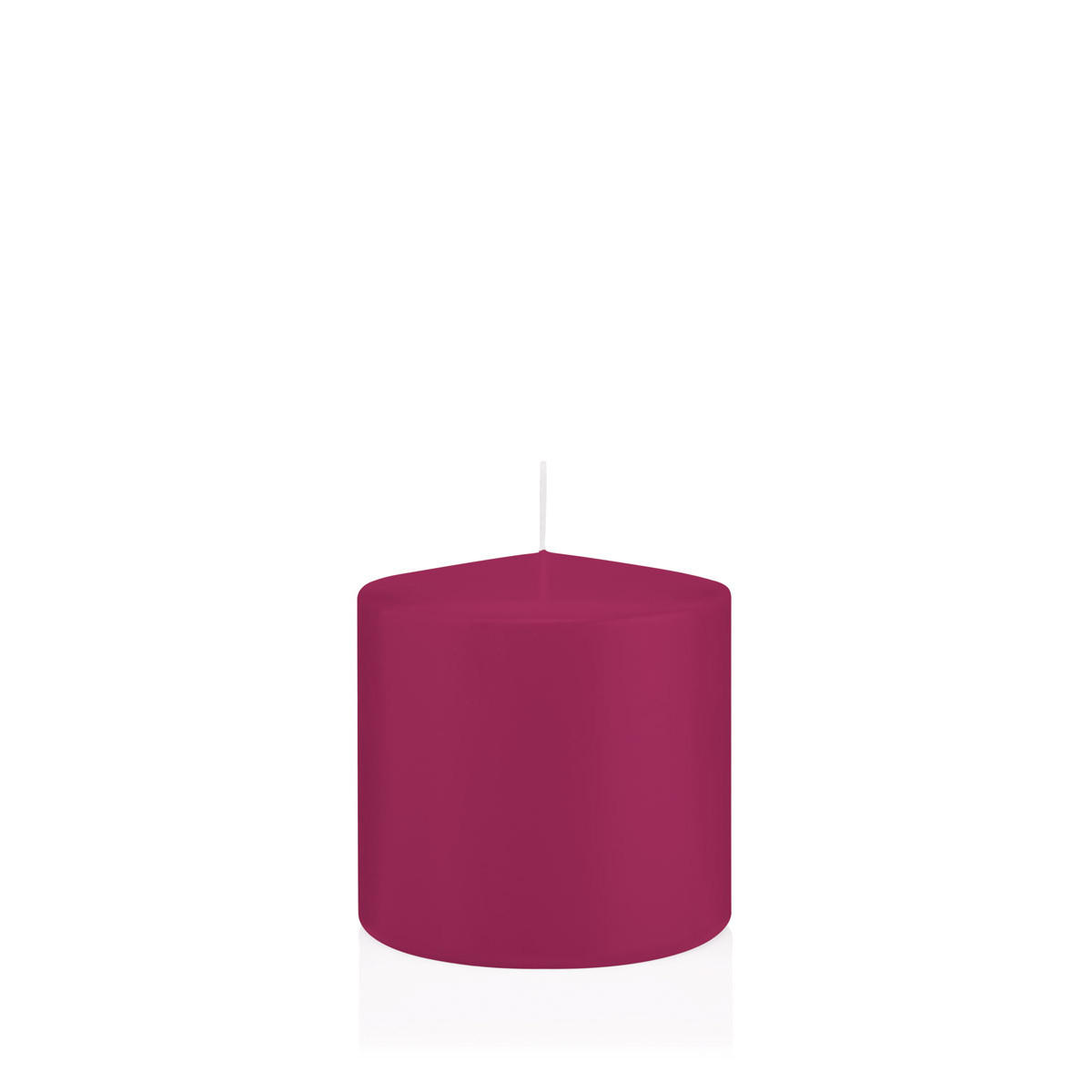 STUMPENKERZEN Cardinal Ø 98 x 100 mm, 6 Stück - Lila, Paraffin (10/10cm) - Wiedemann Kerzen