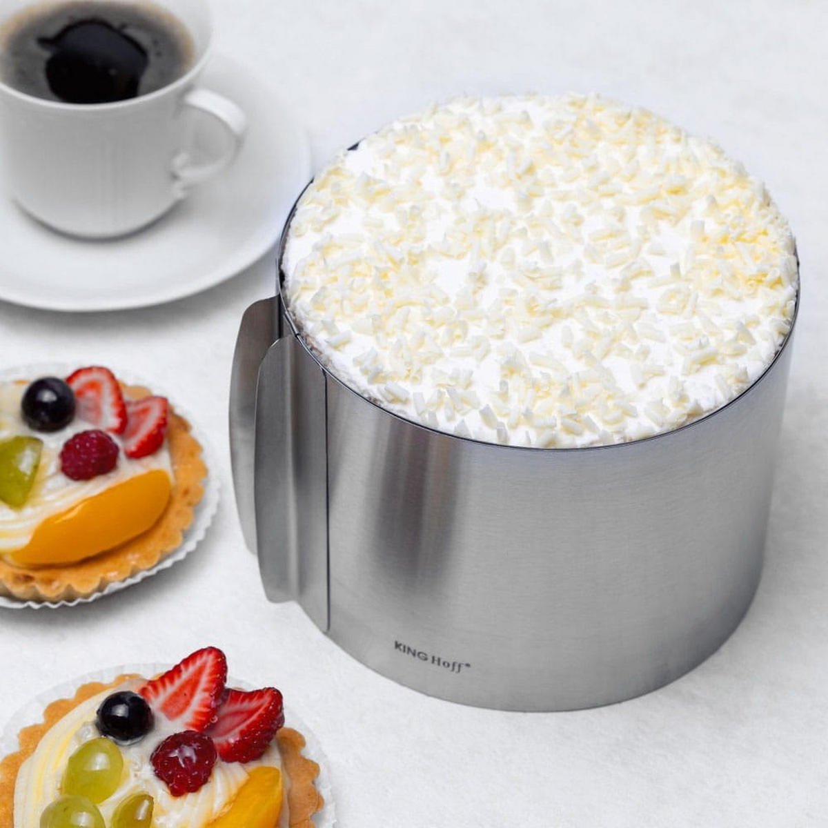 SPRINGFORM Silber 16/16/12 cm KH1792 - Silberfarben, Metall (16/12/16cm) - Kinghoff 