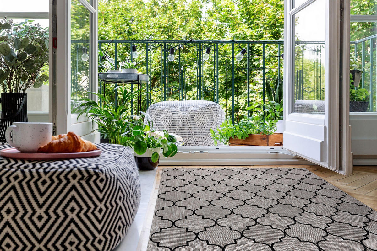 TEPPICH Floorlux 80/150 cm - Grau, Textil (80/150cm) - rugsX