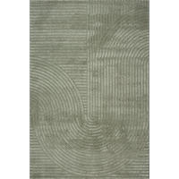 TEPPICH Kurzflor CETINA Geometrisch Polypropylen-Polyester Grün 200 x 290 cm - Grün, Textil (200/290cm) - KADIMA DESIGN