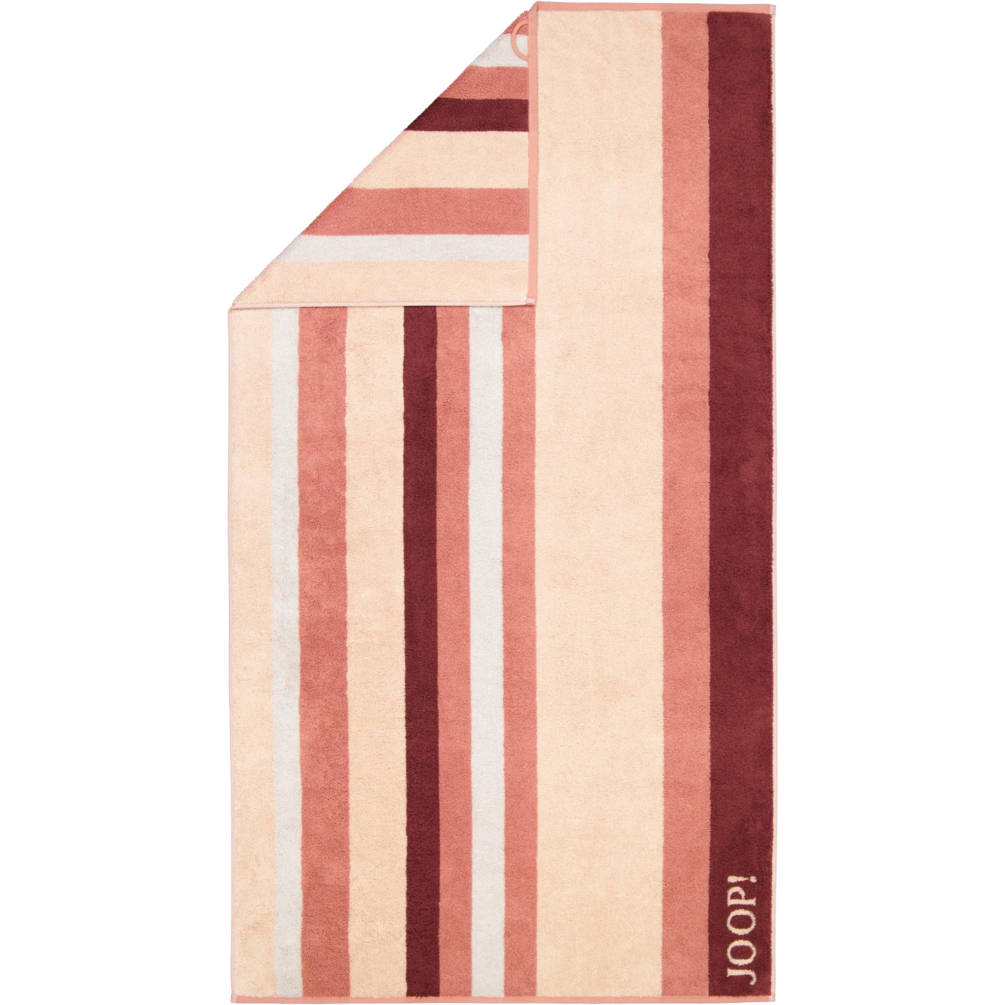 DUSCHTUCH VIBE STREIFEN 1698 PUDER - 22 - Rosa, Textil (80/150cm) - Joop!