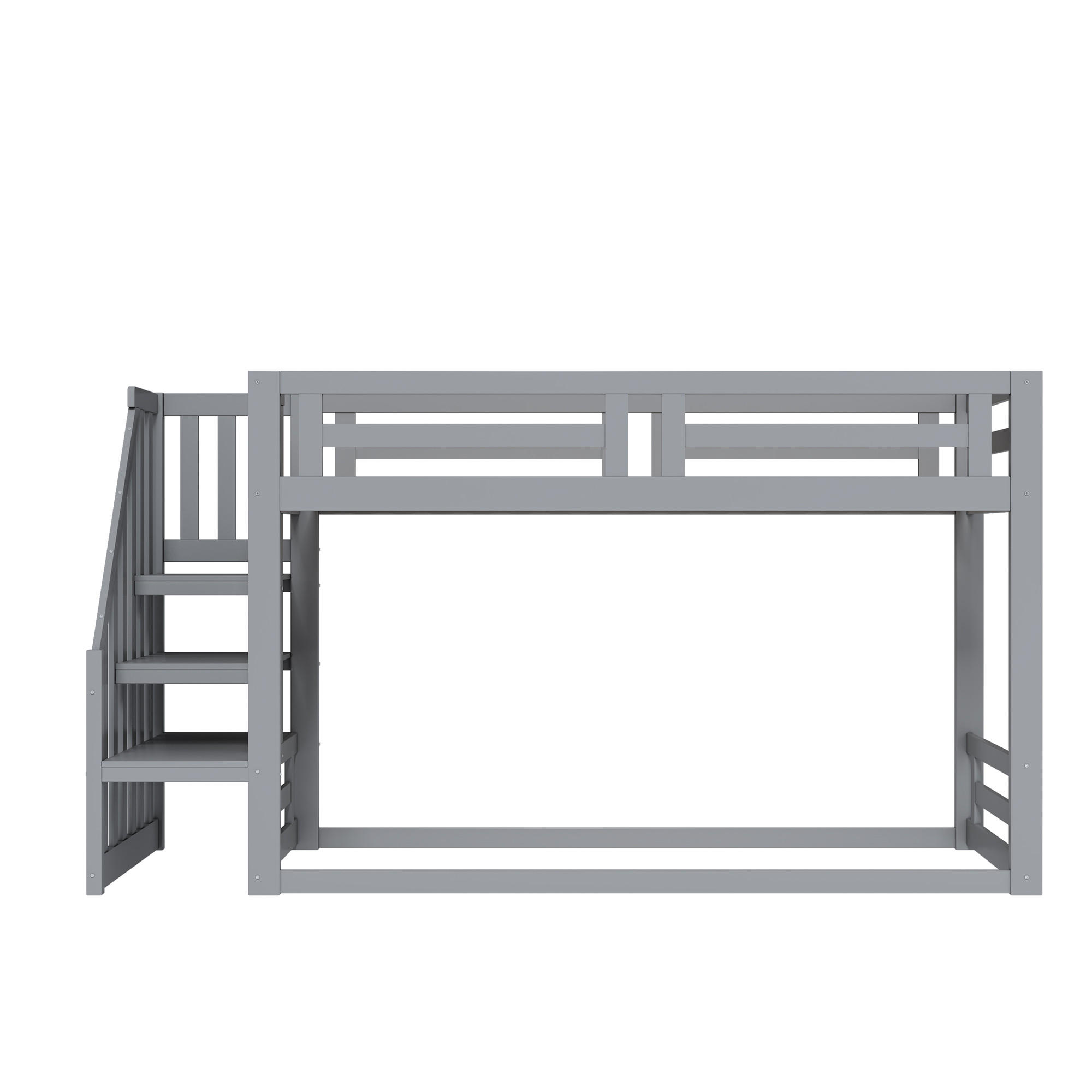 HOCHBETT 90/200 cm Grau - Grau, Holz - Raumix