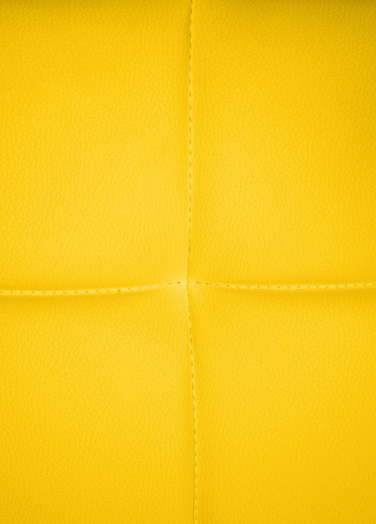 ARMLEHNENSTUHL Lederlook Gelb - Gelb, Textil/Metall (59/84/58cm) - CLP