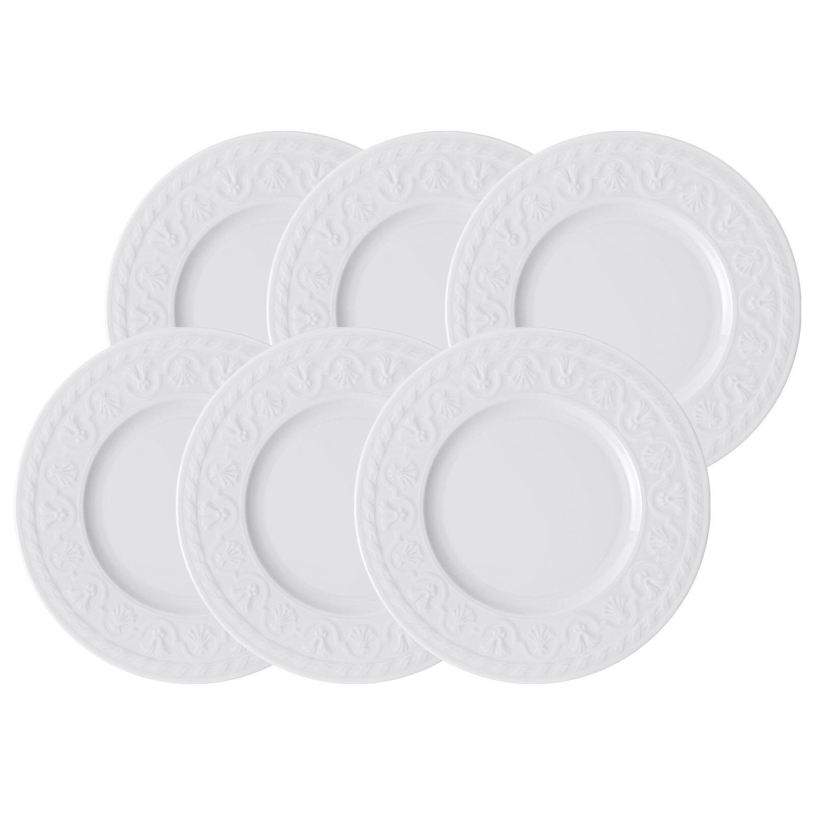 BROTTELLER Cellini weiß ø 18 cm 6er Set - Weiß, Keramik (18cm) - Villeroy & Boch