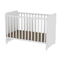 BABYBETT Sweet Dream 120 x 60 cm weiß 120 x 60 cm, 2 Ebenen, Schlupfsprossen, Melamin, ohne Matratze - Weiß, Holzwerkstoff (60/120cm) - Lorelli