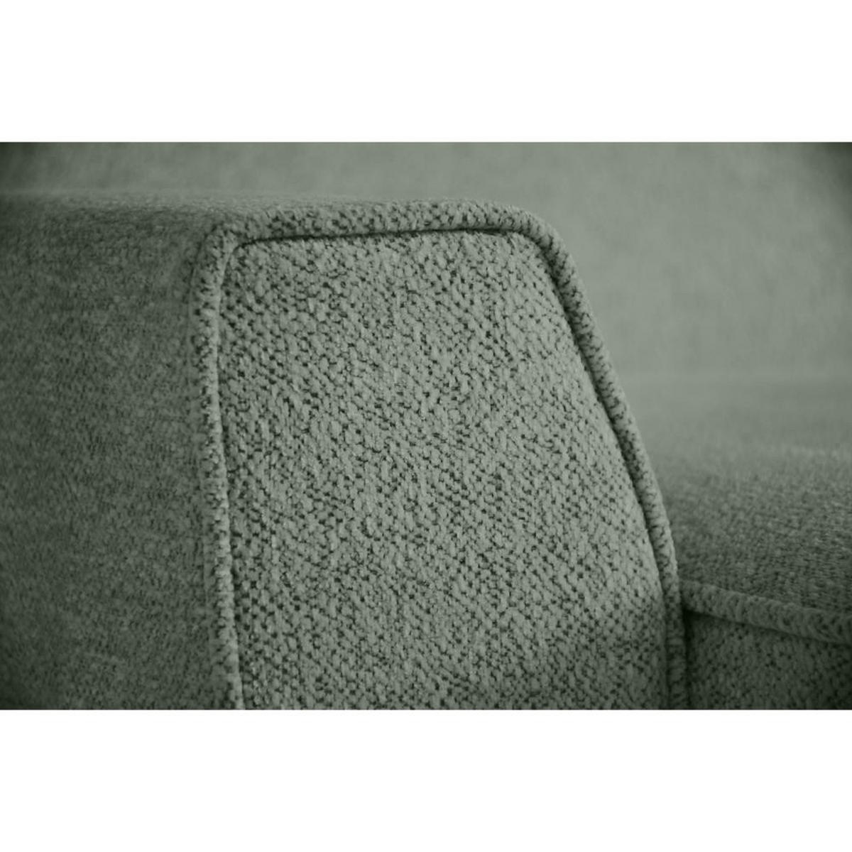 ECKSCHLAFSOFA Teramo grün - Schwarz/Grün, Kunststoff/Textil (235/150cm) - Beautysofa