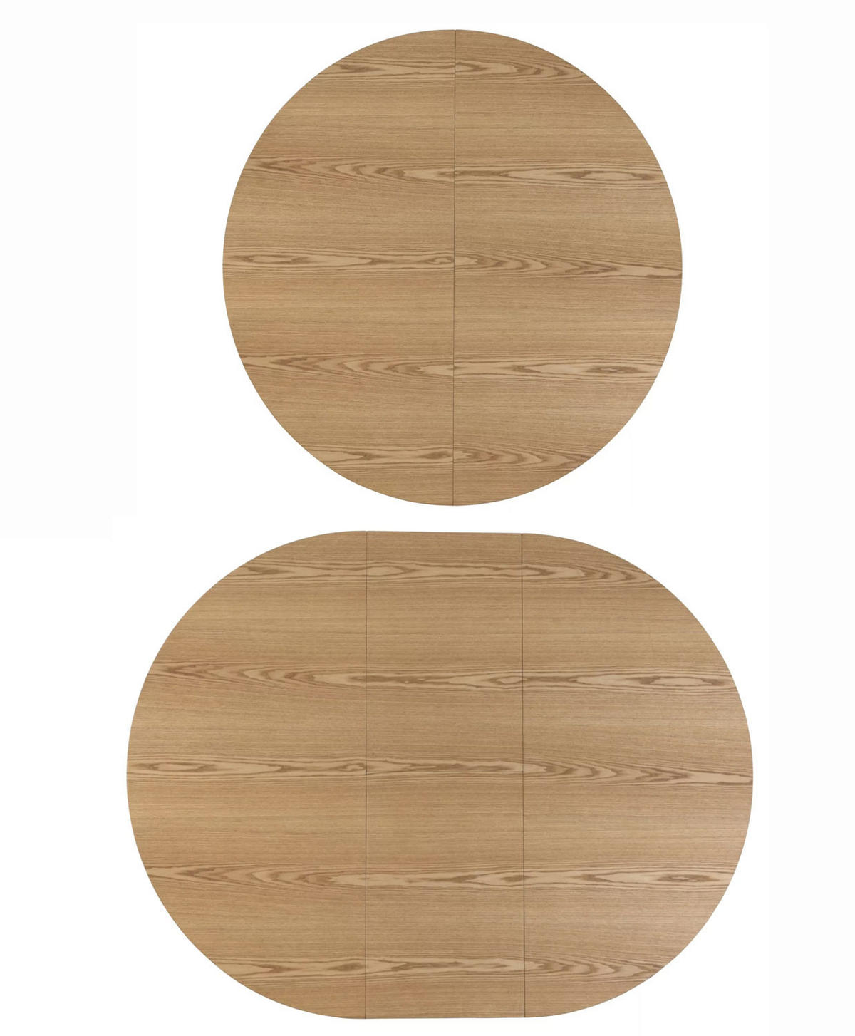 ESSTISCH Angel Eiche Natur 120-160 / 120 / 75cm - Eichefarben, Holz/Holzwerkstoff (120/120/75cm) - Feldmann-Wohnen