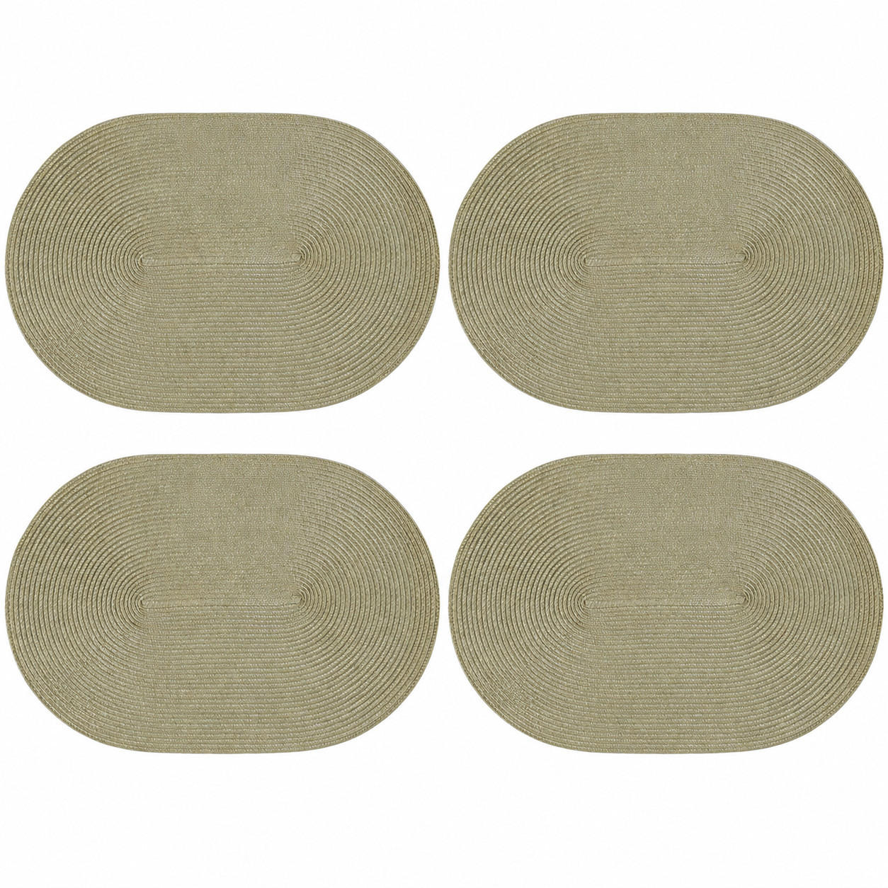 PLATZSET 4er Set Polypro Natur 45/30 cm - Naturfarben, Kunststoff (30/45cm) - TiborTex