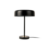 TISCHLAMPE Gold Disc 30/30/40 cm - Schwarz, Metall (30/30/40cm) - Leitmotiv