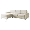 ECKSOFA Berne - Creme/Schwarz, Holz/Kunststoff (258/170cm) - MIRJAN24