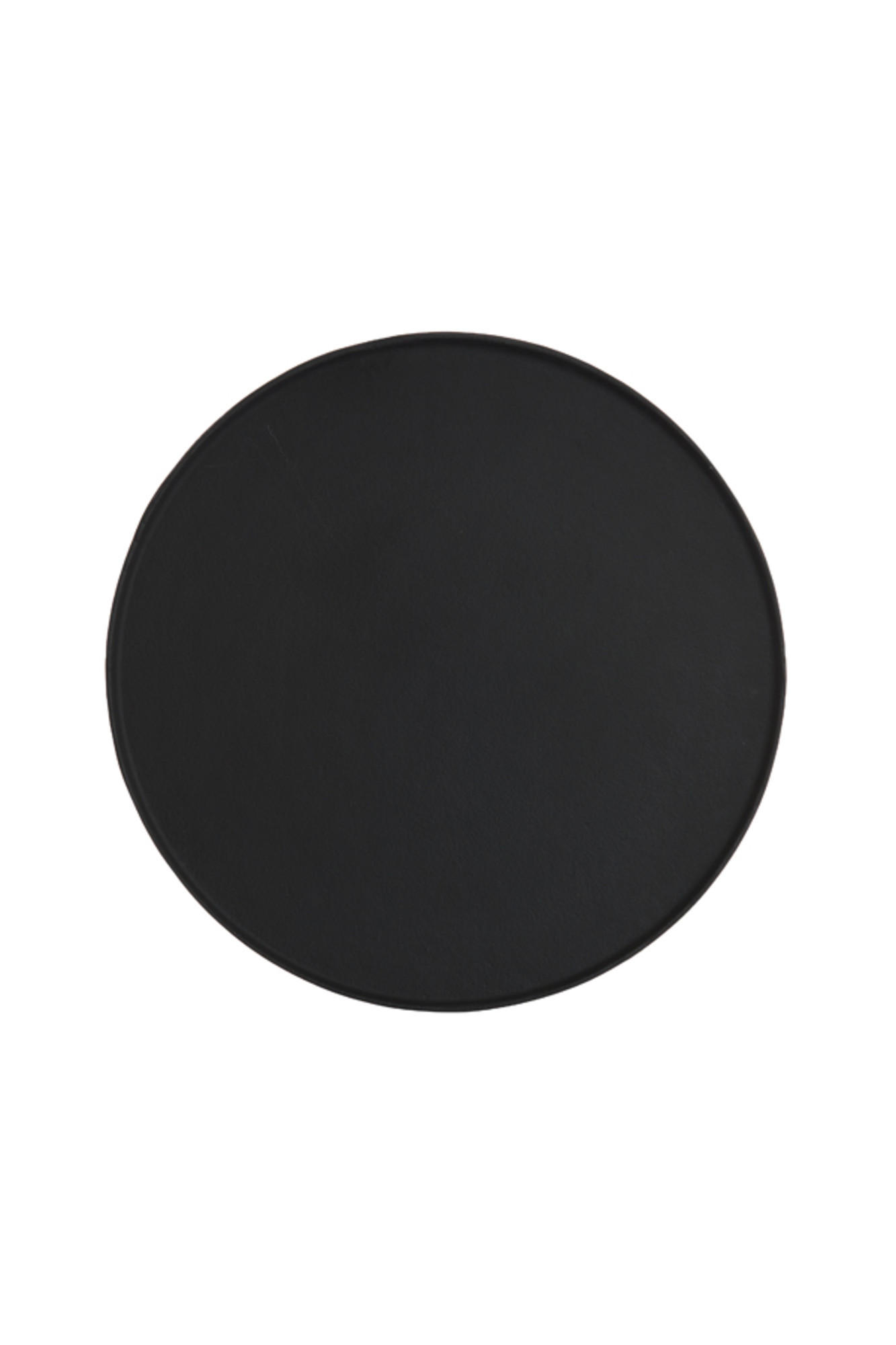 SCHALE Maes Schwarz Ø50/1.5 cm - Schwarz, Metall (50/1.5cm) - Light & Living