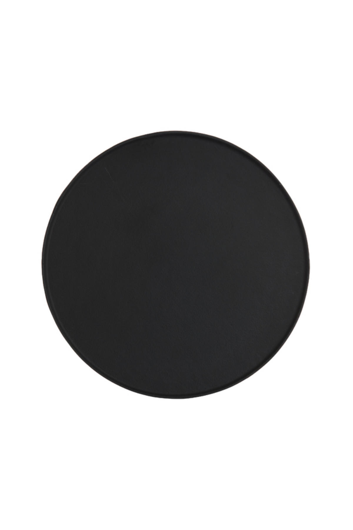 SCHALE Maes Schwarz Ø50/1.5 cm - Schwarz, Metall (50/1.5cm) - Light & Living