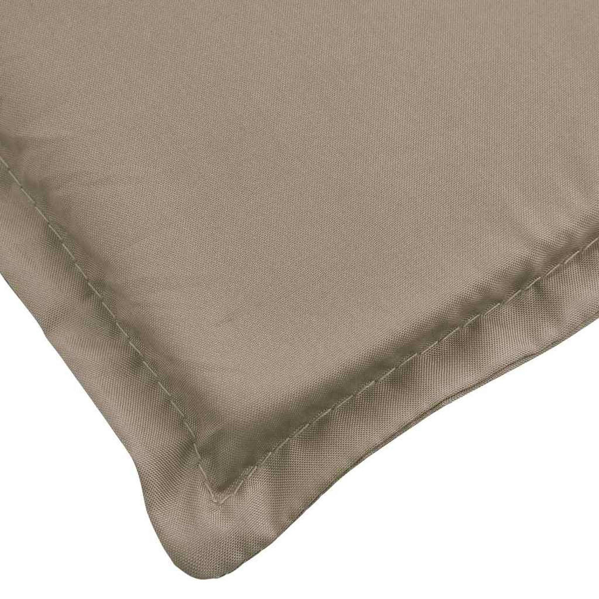 SONNENLIEGEN-AUFLAGE Taupe 186/58/4 Cm Oxford-Gewebe - Taupe, Textil (58/4/186cm) - vidaXL