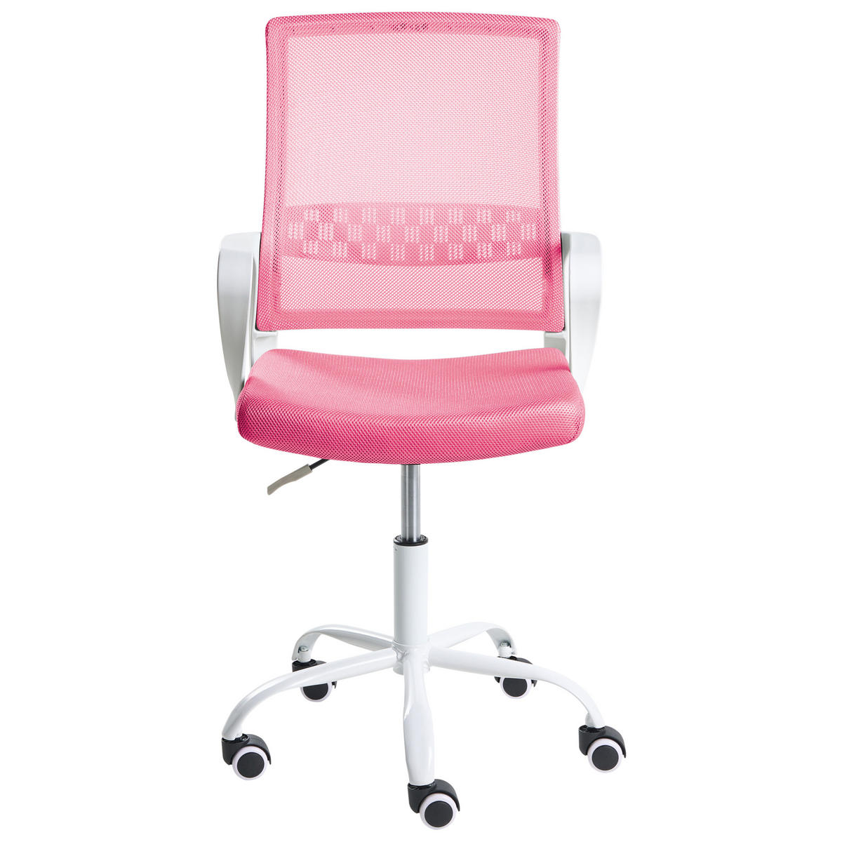 BÜROSTUHL Rosa Ease - Pink, Textil (54/94/54cm) - Beliani