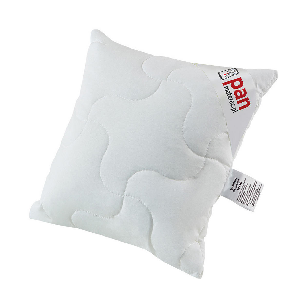 KOPFKISSEN Bamboo - Weiß, Textil (40/40cm) - Mr Mattress