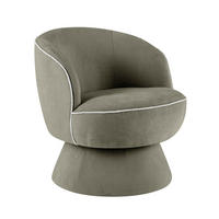 SESSEL, Grün - Grün, Holz/Textil (66/71/80cm) - Oviala