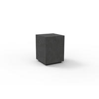 BEISTELLTISCH TEVERE aus GF-Beton, Wetterbeständig, 35x35x46 cm - Dunkelgrau, Naturmaterialien (35/35/46cm) - Elementi