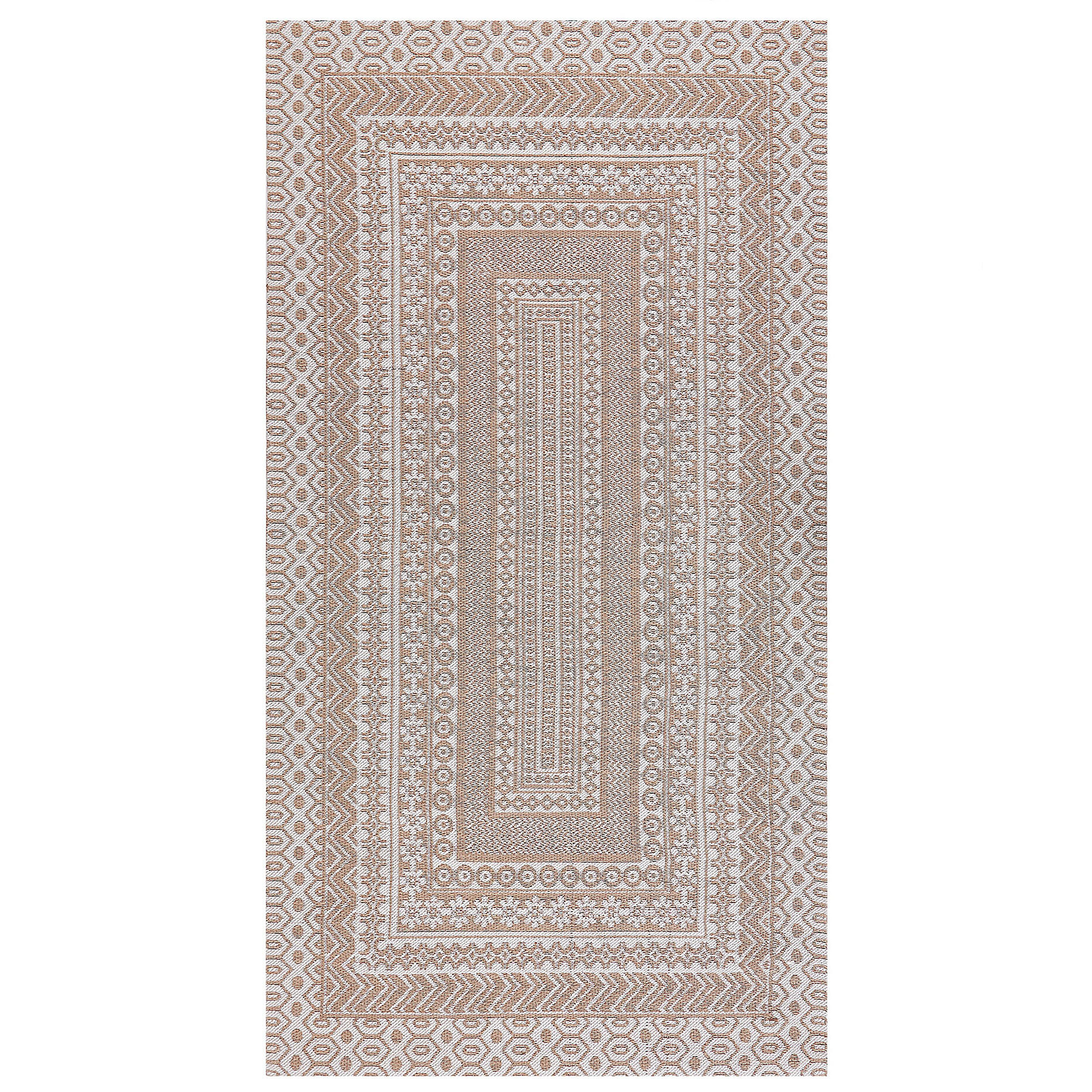 KURZFLOR-TEPPICH Baglar 150/80 cm - Beige, Naturmaterialien (80/150cm) - Beliani