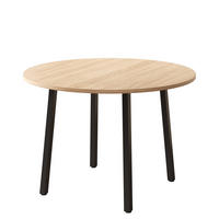 KLAPPTISCH 100 cm beidseitig klappbar DE-39825 Eichenfarbe - Eichefarben, Holzwerkstoff (100/100/75cm) - ComfortXL