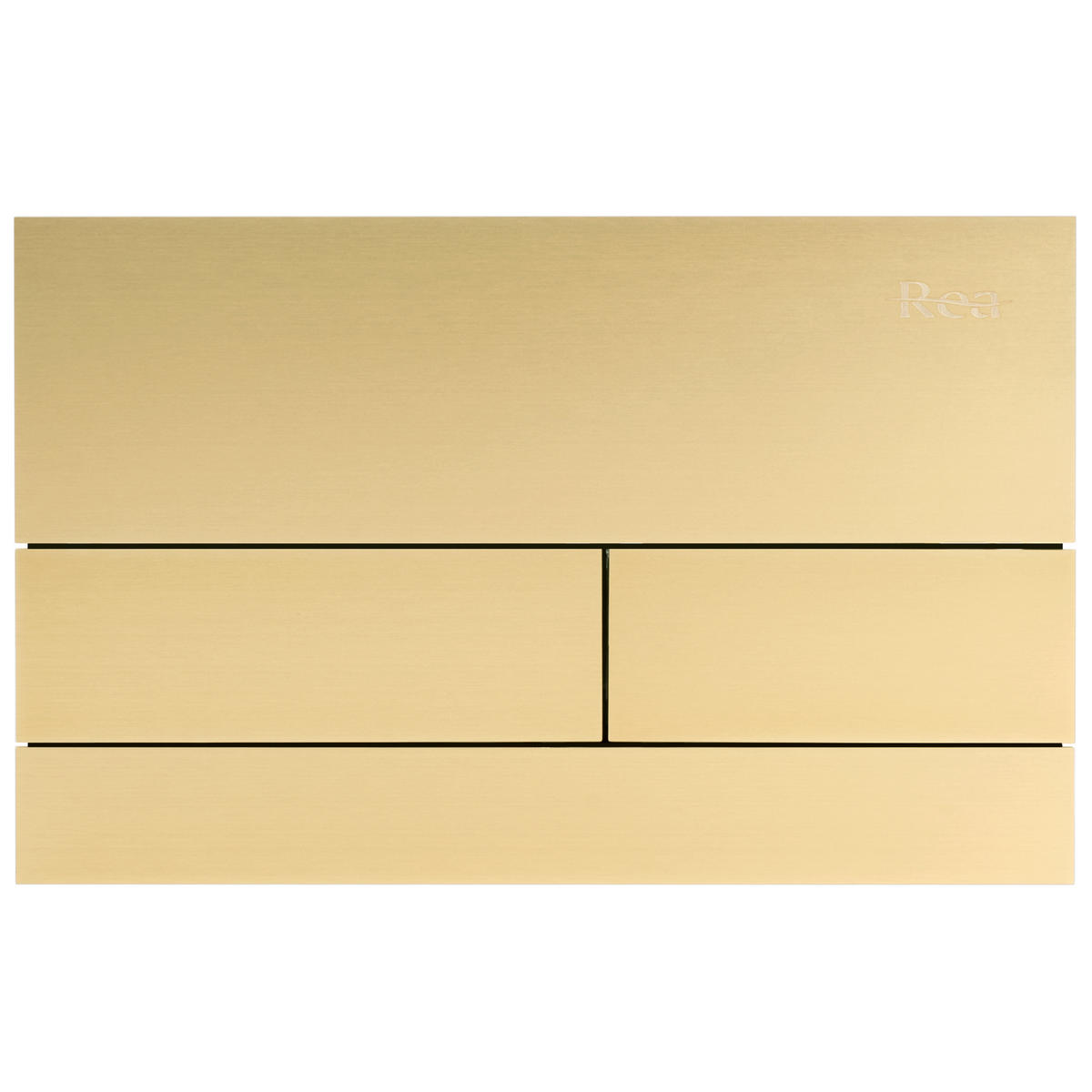 VORWANDELEMENT Für Wc K011a-q Rea T Brush Gold - Goldfarben, Metall (52.5/103.5/103.5cm) - REA