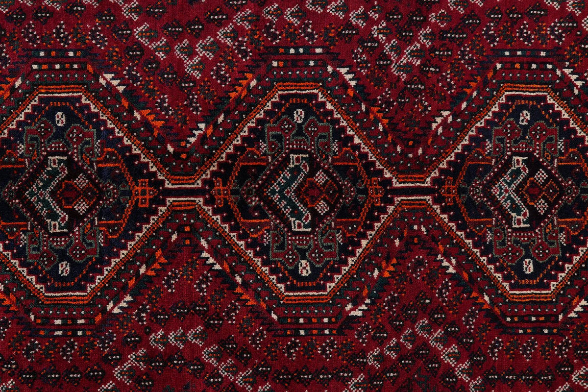 ORIENTTEPPICH handgeknüpft Gashgai Rot 203/164 cm Schurwolle - Rot, Textil (164/203cm) - Looma