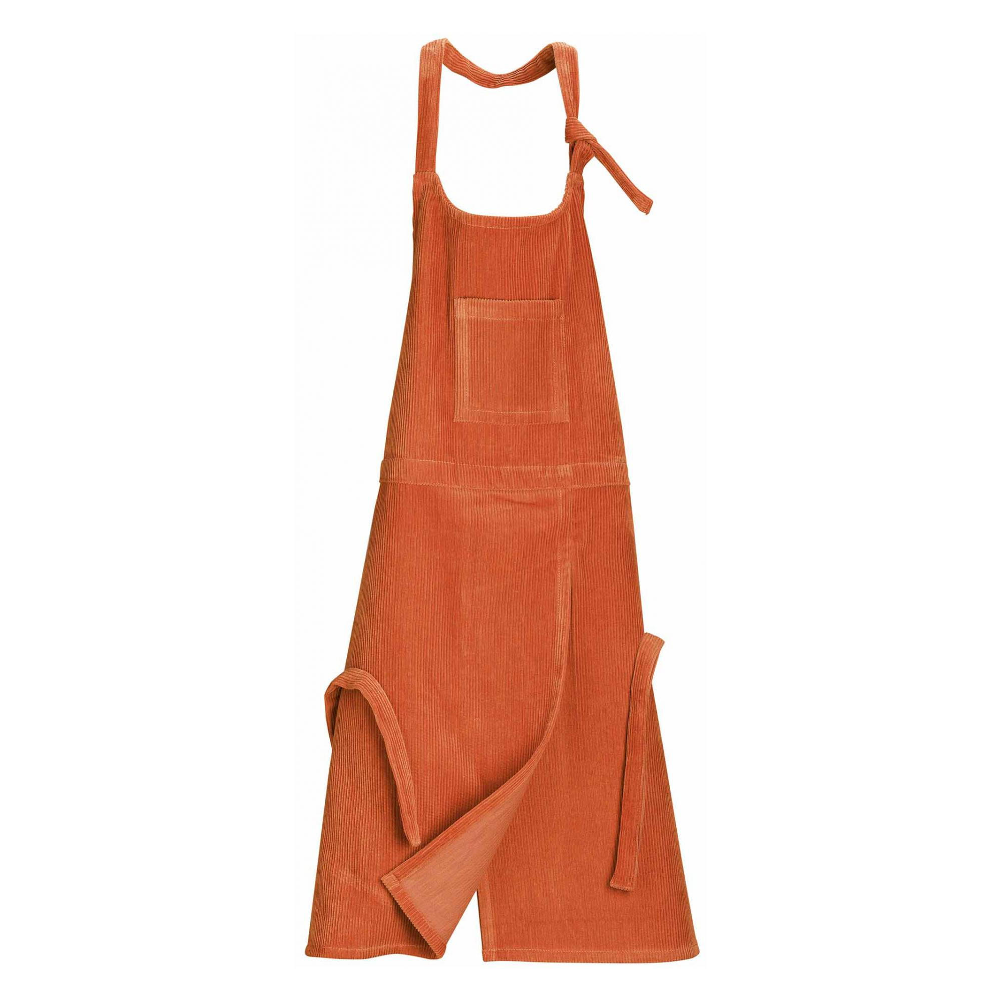 KÜCHENSCHÜRZE Oriane kupfer 68 x 85 cm - Dunkelorange, Textil (68/85cm) - Winkler